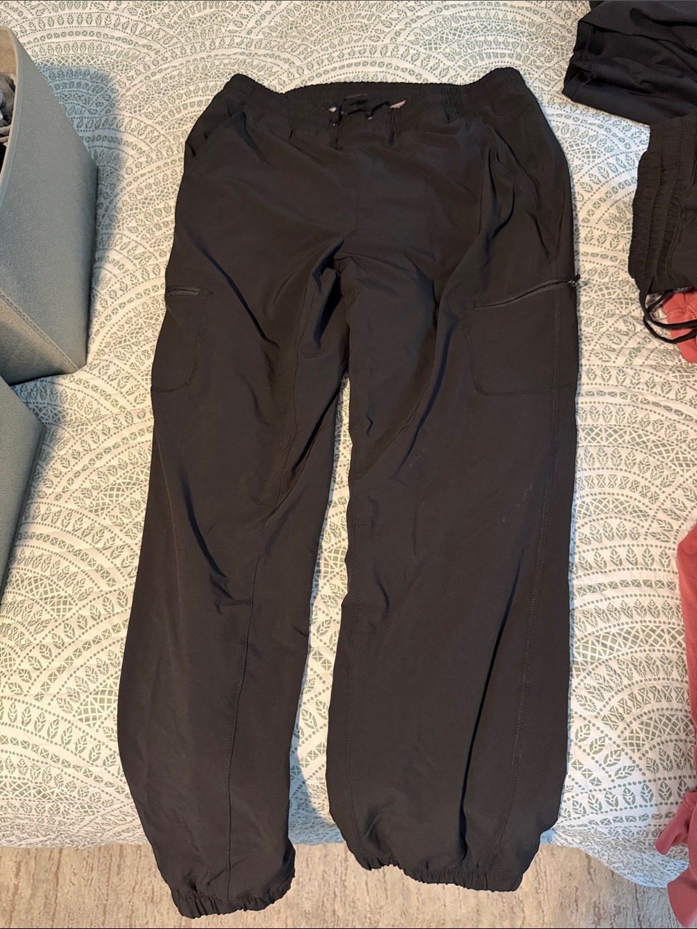 Women's fleece lined Black Jogger Pants